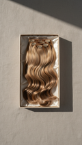 Clip-In Extensions With Silk-Lined Case