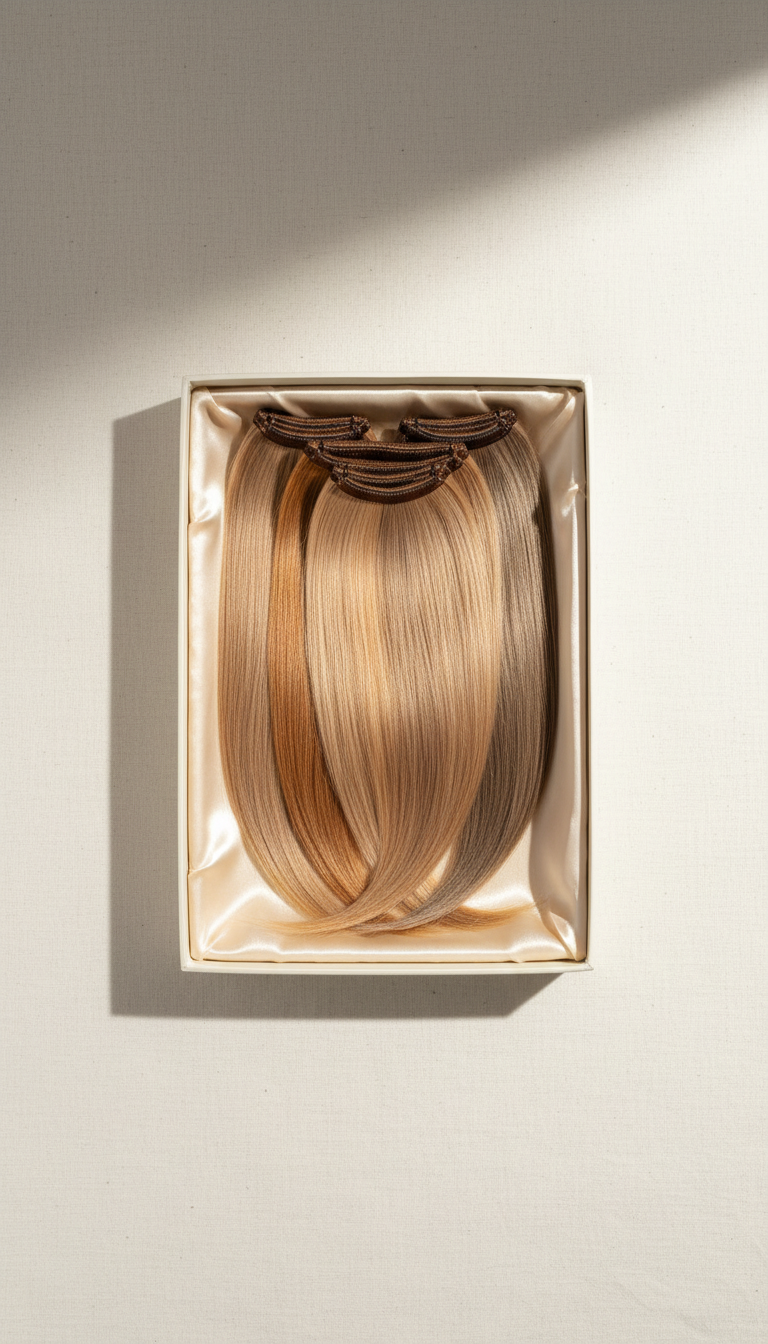 Tape-In Extensions For Seamless Blending